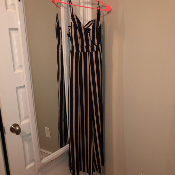 Striped Jumpsuit - Picture 2 of 3